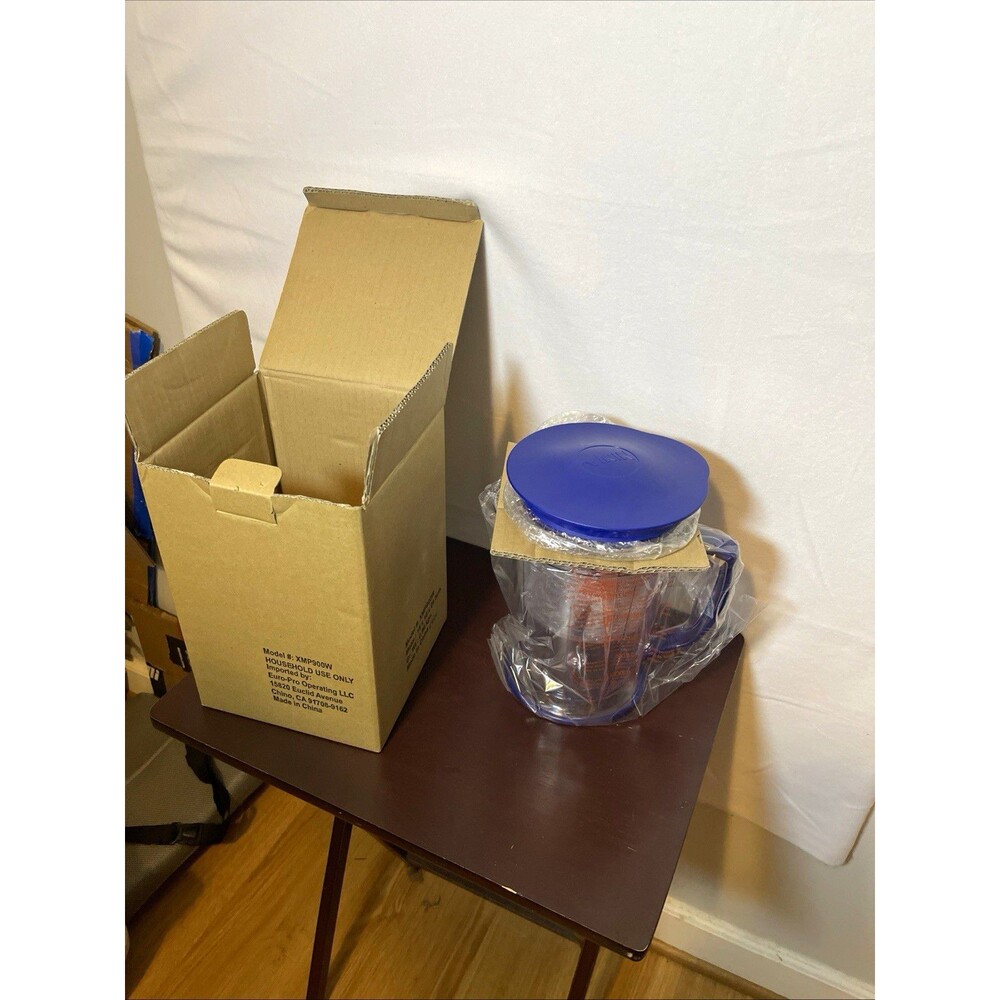 Ninja Blender Pitcher w/ Lid, Blue/Clear, 900mL, Model/MPN XMP900W